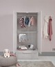 Atlas 3 Piece Cotbed Set with Dresser Changer and Wardrobe- White image number 12